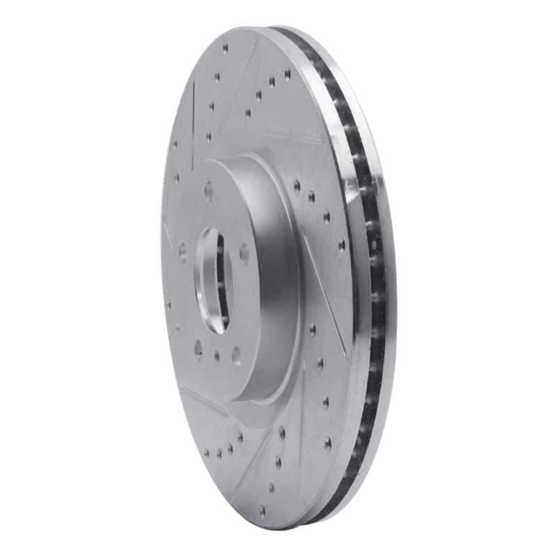 R1 Concepts — R1 09-23 Nissan 370Z Front Left Drilled & Slotted Silver Brake Rotor
R1 Brake Rotor Drill - view 2