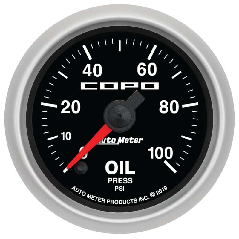 AutoMeter — Autometer 52mm 100 PSI Digital Oil Pressure Gauge Chevrolet COPO Camaro
GA 2" OP 100PSI CV - view 1