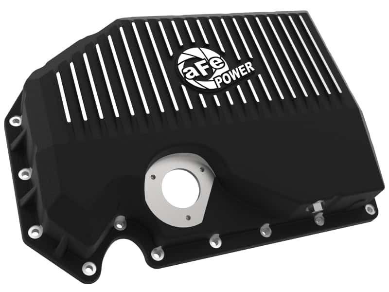 aFe — aFe 05-19 VW 1.8L/2.0L w/ Oil Sensor Engine Oil Pan Black POWER Street Series w/ Machined Fins
Engine Oil Pan - view 3