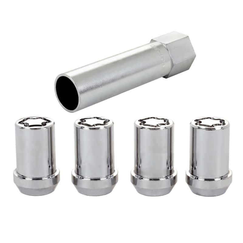 McGard — McGard Wheel Lock Nut Set - 4pk. (Tuner / Cone Seat) M12X1.25 / 13/16 Hex / 1.24in. Length - Chrome - view 1