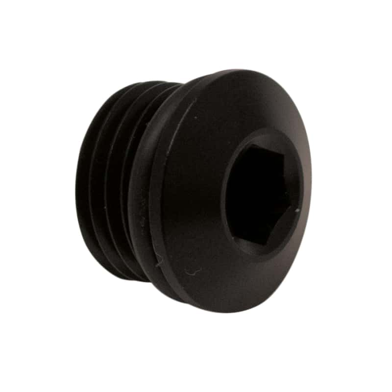 DeatschWerks — DeatschWerks 6AN ORB Male Plug Low Profile Internal Allen/Hex (Incl O-Ring) - Anodized Matte Black
Lines & Fittings - view 1