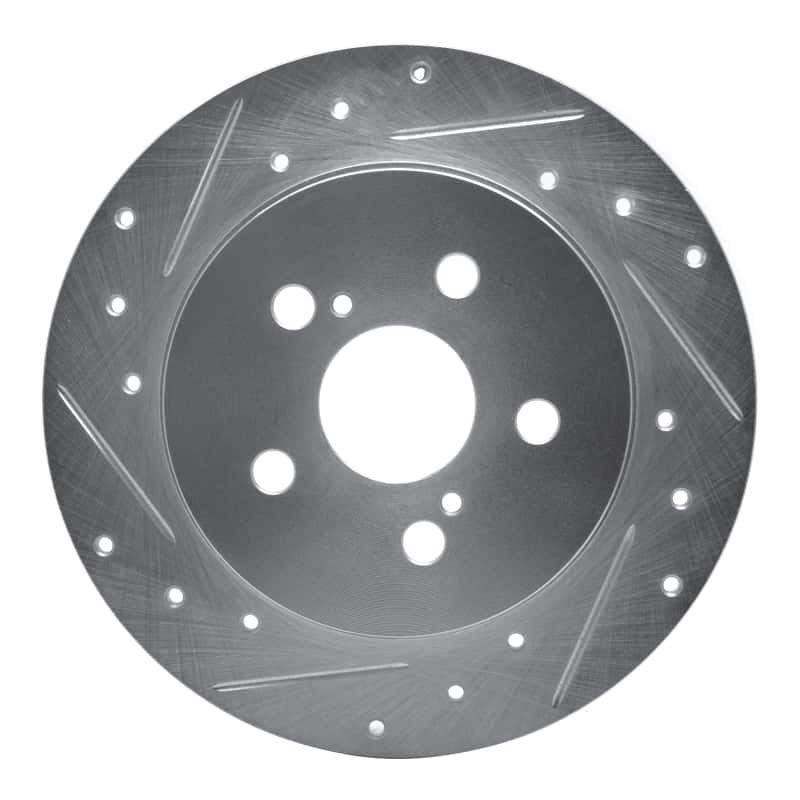 R1 Concepts — R1 09-24 Lexus CT200H Rear Left Drilled & Slotted Silver Brake Rotor
R1 Brake Rotor Drill - view 1