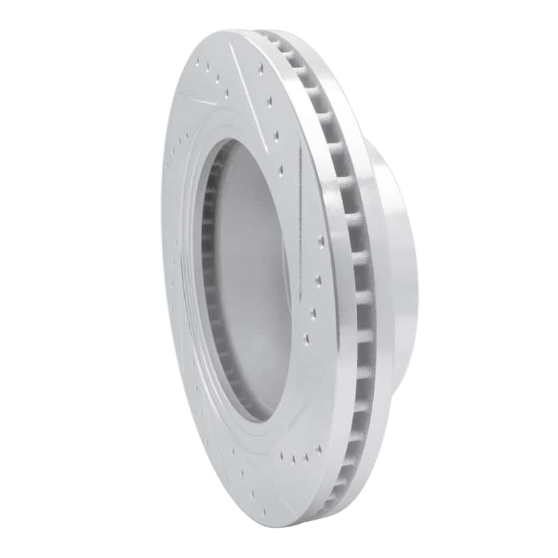 R1 Concepts — R1 16-24 Nissan Titan XD Front Left Drilled & Slotted Silver Brake Rotor
R1 Brake Rotor Drill - view 4
