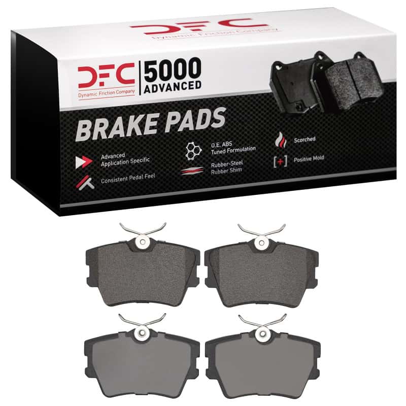DFC — DFC 96-97 Volkswagen EuroVan Rear 5000 Advanced Low Metallic Brake Pads
DFC Brake Pad Set - view 4