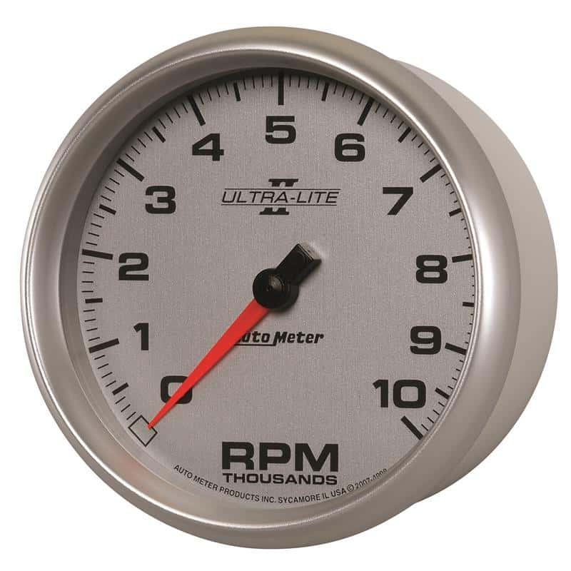 AutoMeter — Autometer Ultra-Lite II 5 Inch 10000 RPM In-Dash Tachometer
5" TACH, 10,000 RPM, - view 3