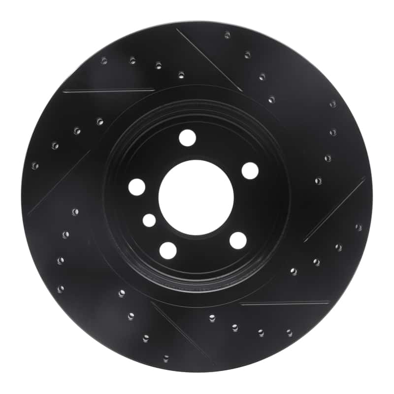 R1 Concepts — R1 04-10 BMW X3 Front Left Drilled & Slotted Black Brake Rotor
R1 Brake Rotor Drill - view 5