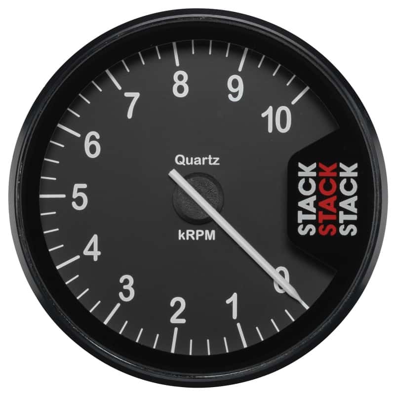 AutoMeter — Autometer Stack Clubman Tachometer 80mm 0-10K RPM - Black
Tach Club Blk 10kRPM - view 1