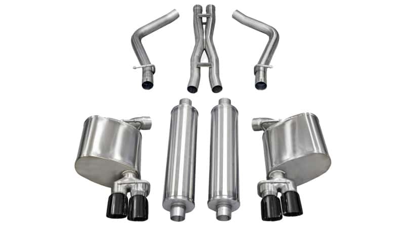 CORSA Performance — Corsa 2011-2014 Dodge Charger R/T 5.7L V8 Black Xtreme Cat-Back Exhaust
Exhaust - view 3