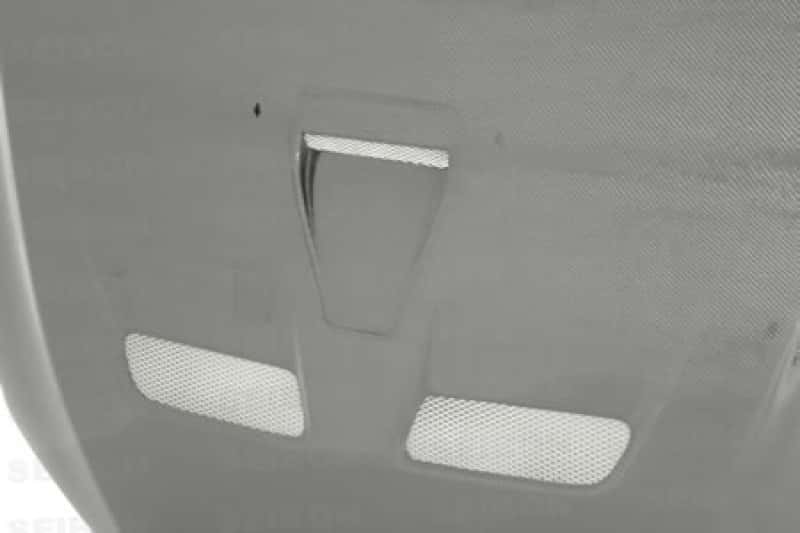 Seibon — Seibon 08-12 Mitsubishi Evo X OEM style Carbon Fiber Hood - view 2