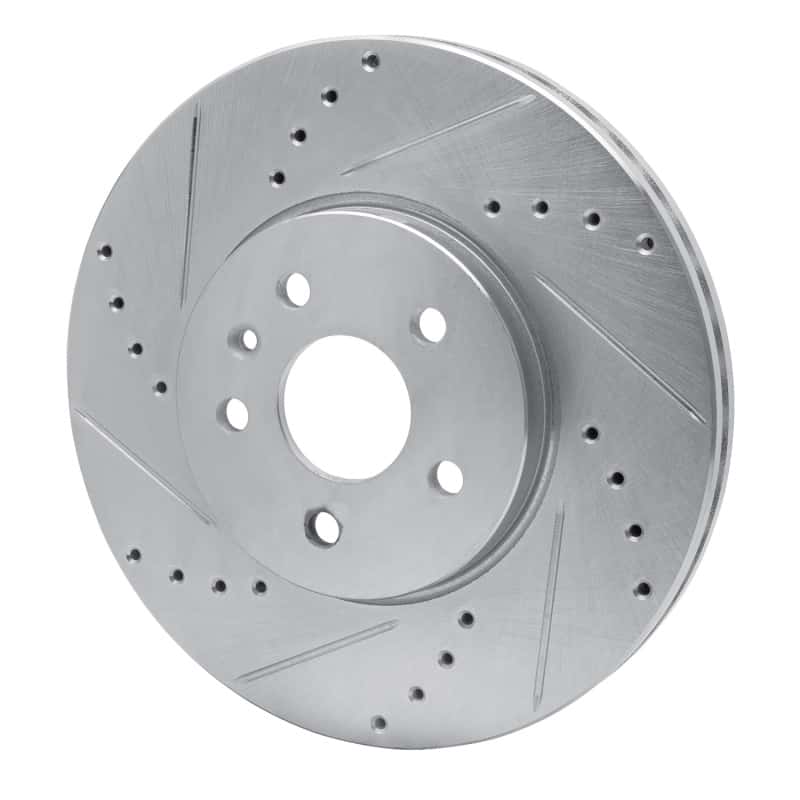 R1 Concepts — R1 13-22 Buick Encore Front Left Drilled & Slotted Silver Brake Rotor
R1 Brake Rotor Drill - view 2