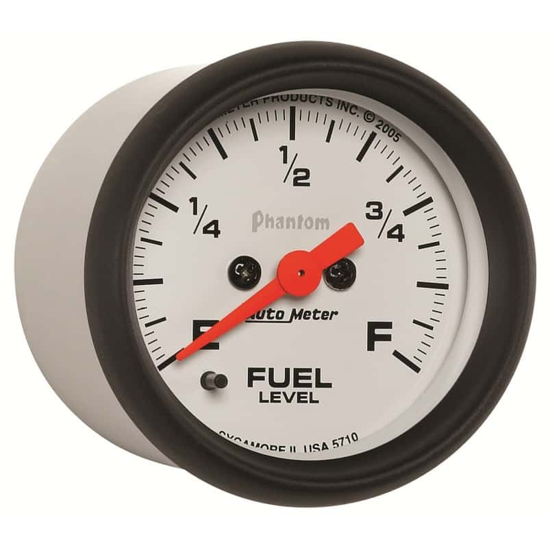 AutoMeter — Autometer Phantom 52mm Full Sweep Electronic Fuel Level Programmable Empty-Full Range
2-1/16" FUEL LEVEL, - view 6