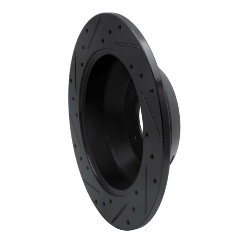 R1 Concepts — R1 10-21 Hyundai Santa Fe XL Rear Right Drilled & Slotted Black Brake Rotor
R1 Brake Rotor Drill - view 4