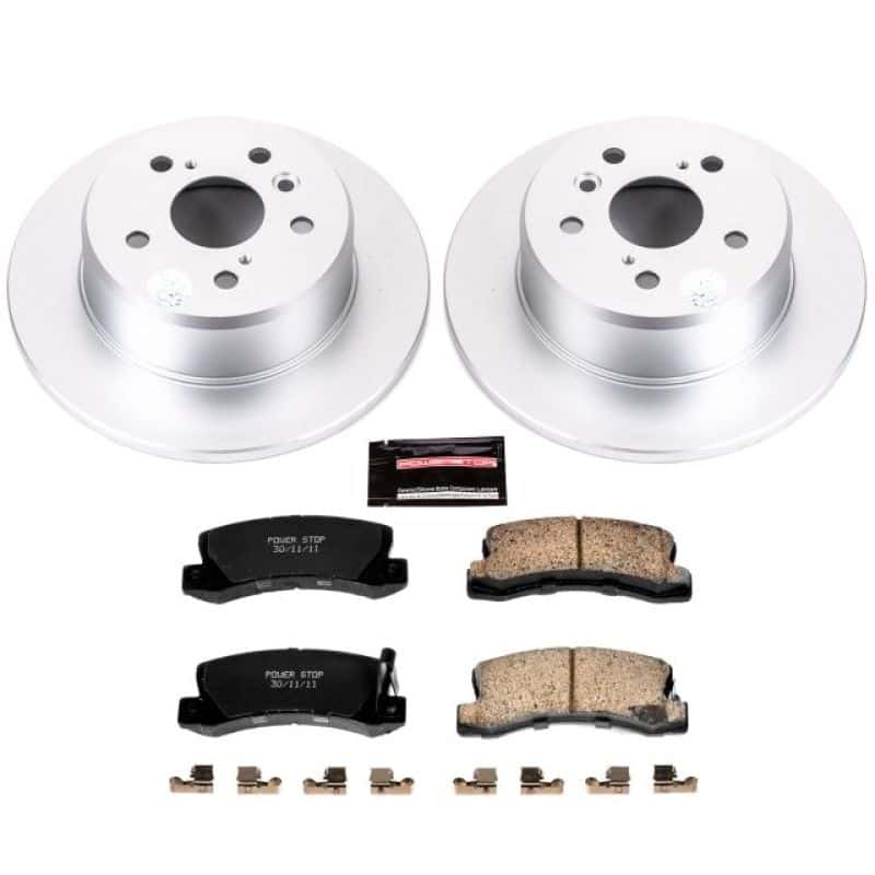 PowerStop — Power Stop 99-03 Lexus RX300 Rear Z17 Evolution Geomet Coated Brake Kit - view 1
