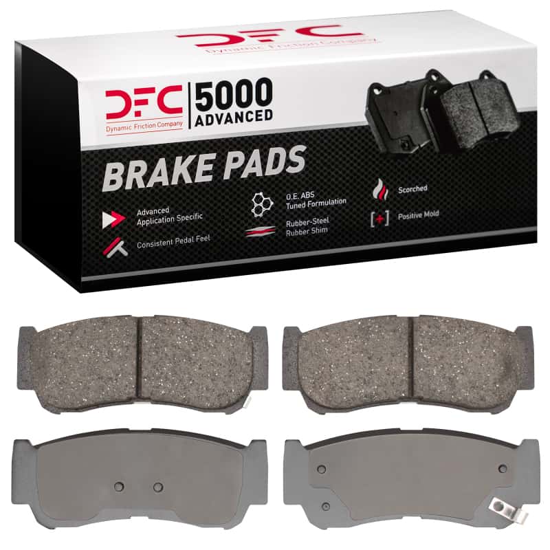 DFC — DFC 07-25 Chevrolet S10 MAX (Mexico) Rear 5000 Advanced Ceramic Brake Pads
DFC Brake Pad Set - view 1