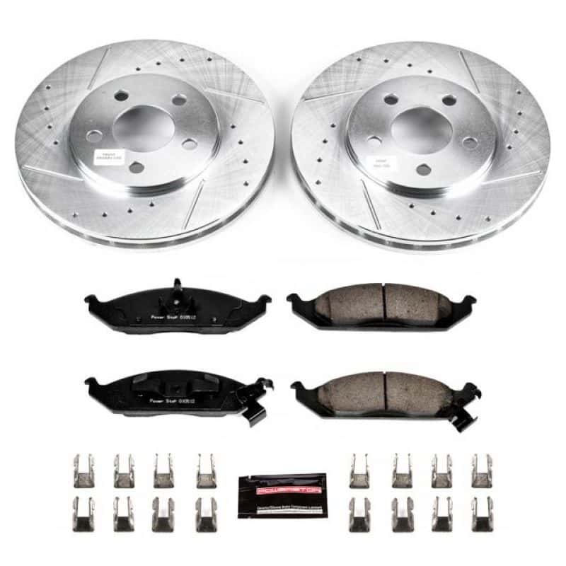 PowerStop — Power Stop 95-00 Chrysler Cirrus Front Z23 Evolution Sport Brake Kit - view 1