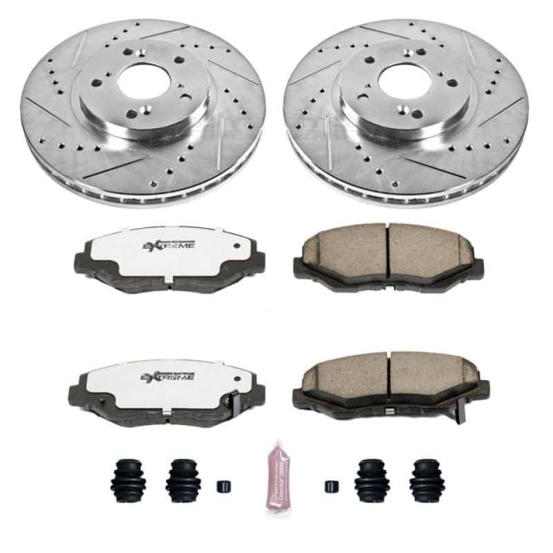 PowerStop — Power Stop 03-08 Honda Pilot Front Z26 Street Warrior Brake Kit - view 1