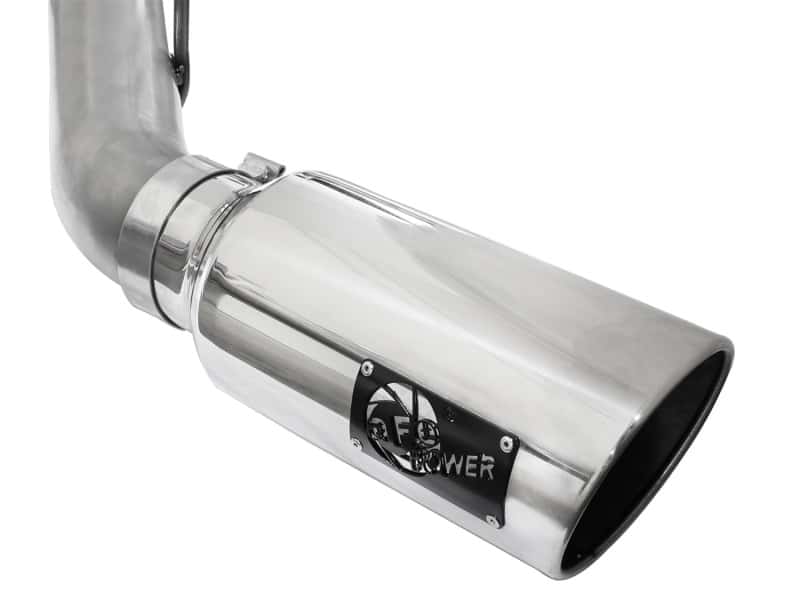 aFe — aFe Atlas Exhaust 4in DPF-Back Exhaust Aluminized Steel Polished Tip 11-14 ford Diesel Truck V8-6.7L
DPF-Back Exhaust - view 6
