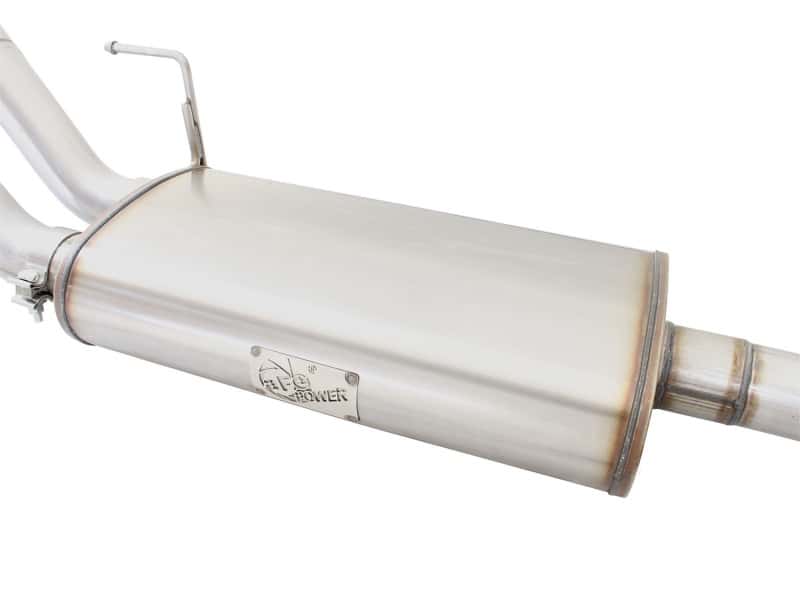aFe — aFe MACHForce XP Exhaust 3in SS Dual Side Exit CB w/ Black Tips 2015 Ford F150 5.0L V8 CC/SB EC/LB
Cat-Back Exhaust - view 3