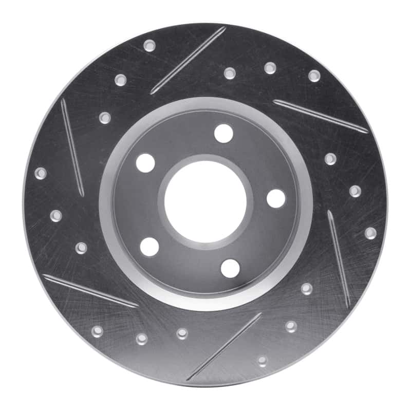 R1 Concepts — R1 1984-1987 Pontiac Fiero Rear Right Drilled & Slotted Silver Brake Rotor
R1 Brake Rotor Drill - view 5