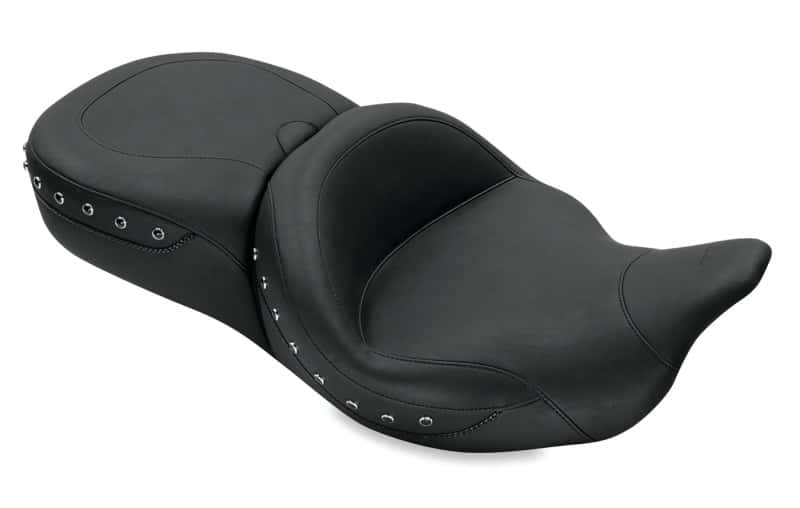 Mustang Motorcycle — Mustang 08-21 Harley Electra Glide,Rd Glide,Rd King,Str Glide Super Tour 1PC Seat Blk Pearls - Black - view 1