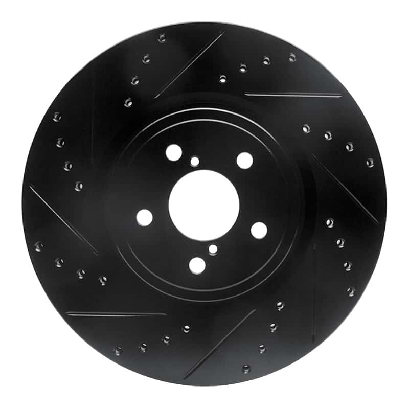 R1 Concepts — R1 05-18 Subaru Outback Front Left Drilled & Slotted Black Brake Rotor
R1 Brake Rotor Drill - view 1