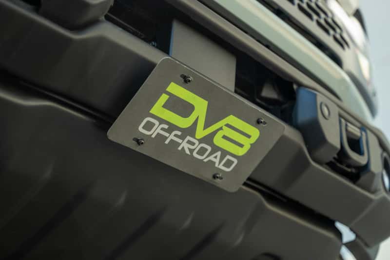 DV8 Offroad — DV8 Offroad 2021 Ford Bronco Capable Bumper Slanted Front License Plate Mount
License Plate Mount - view 8