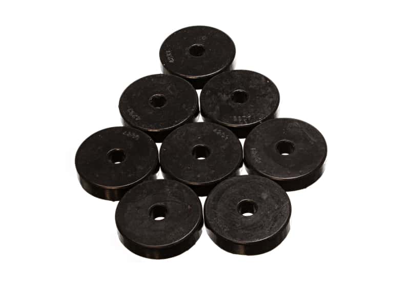 Energy Suspension — Energy Suspension Polyurethane Pad Set - 2 9/32in OD x 7/16in Hole ID x 1/2in Height - Round Black
LeafSprngInsulator - view 3