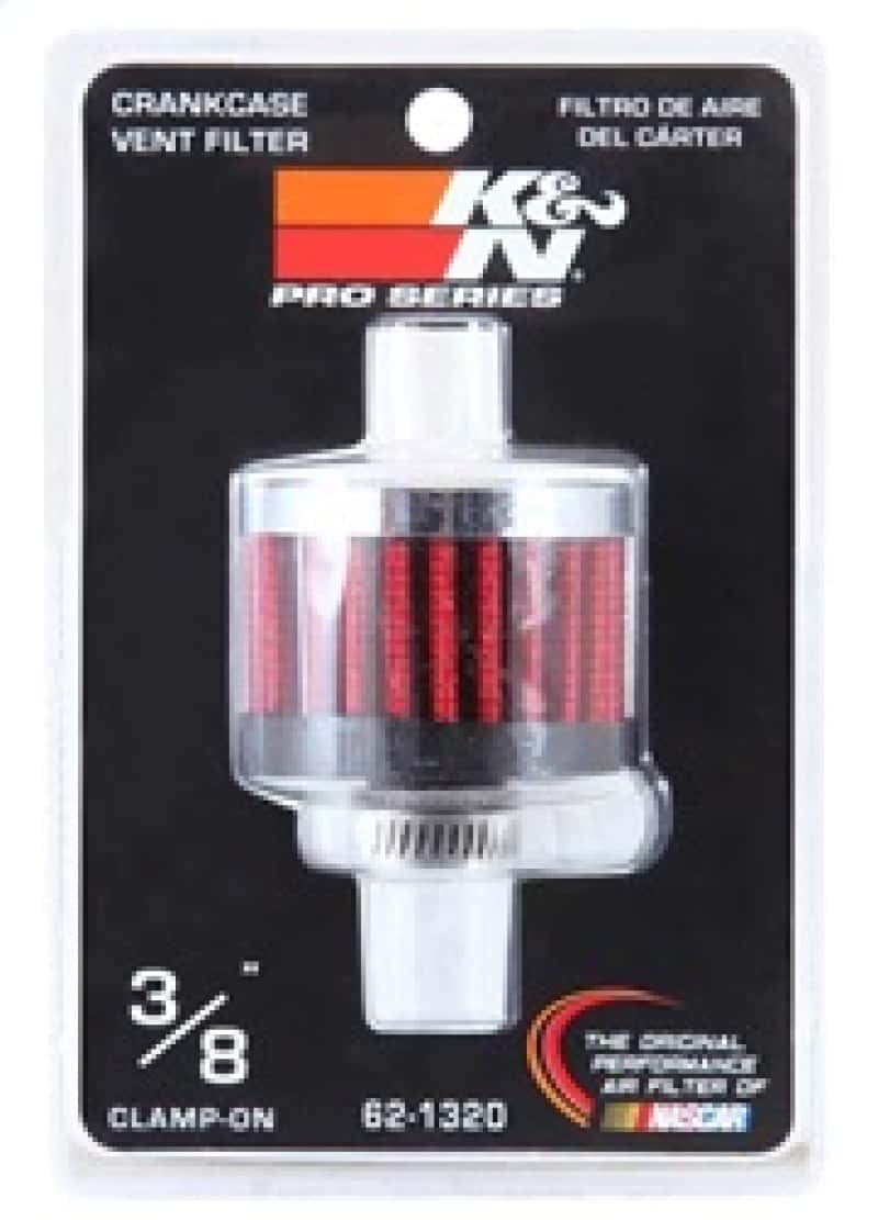 K&N Engineering — K&N Clamp On Rubber Base Crankcase Vent Filter 0.375in Flange ID x 2in OD x 1.5in Height
Vent Air Filter/Brea
Vent Air Filter - view 14
