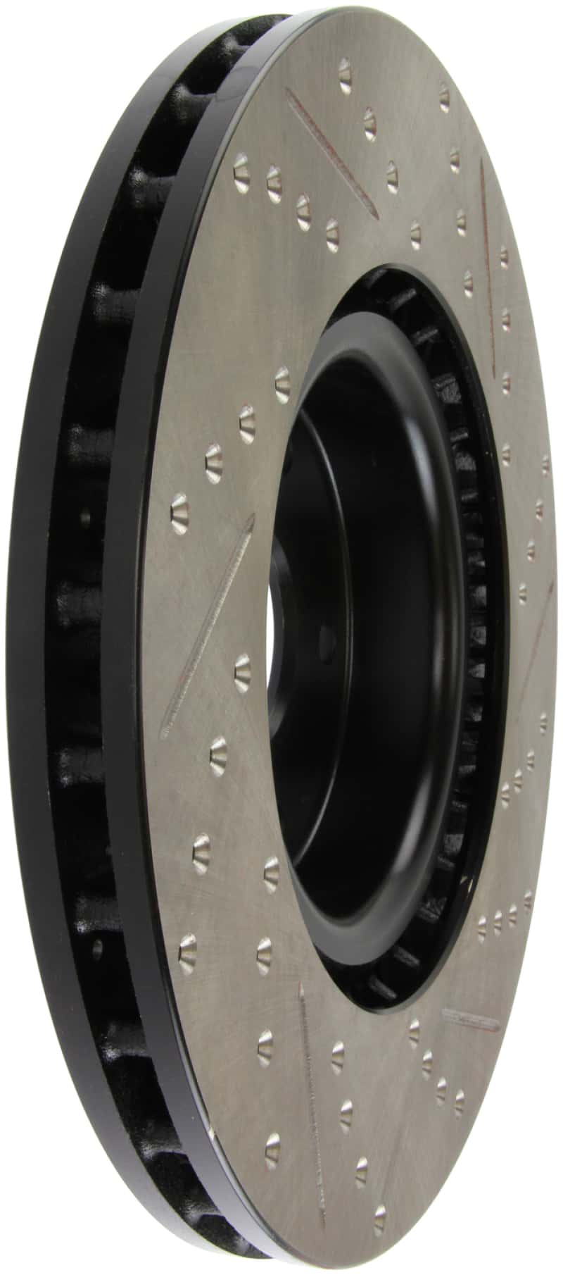 Stoptech — StopTech 05-10 Subaru Impreza WRX/STi Slotted & Drilled Right Front Rotor
Slot/Drill Rotor - view 1