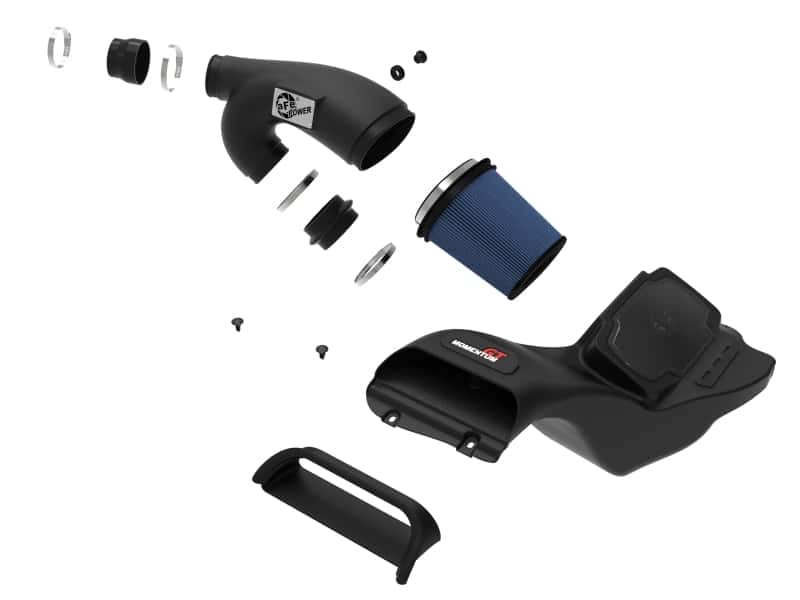 aFe — aFe Momentum GT Pro 5R Cold Air Intake System 2021+ Ford F-150 V6-3.5L (tt)
Momentum GT Intake - view 2