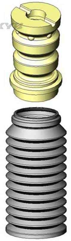 KYB — KYB Shocks & Struts Strut Boots Rear AUDI A4 1995-06
Strut Boot - view 4