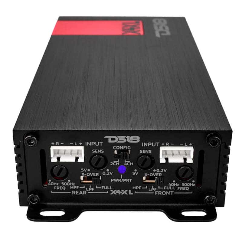 DS18 — DS18 4-Channel Ultra Compact Class D Amplifier 2x 300/4ohm Bridge 4x 180/2ohm 4x 120/4ohm Watts RMS - view 6