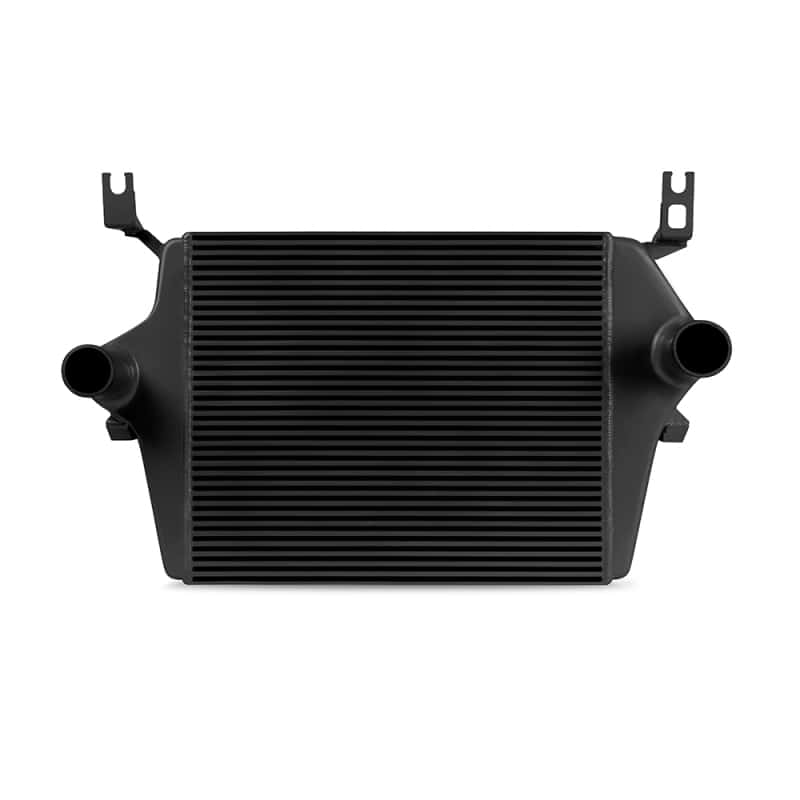 Mishimoto — Mishimoto 99-03 Ford 7.3L Powerstroke PSD Black Intercooler Kit w/ Polished Pipes - view 2