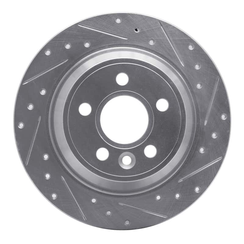 R1 Concepts — R1 07-10 Volvo S80 Rear Right Drilled & Slotted Silver Brake Rotor
R1 Brake Rotor Drill - view 1