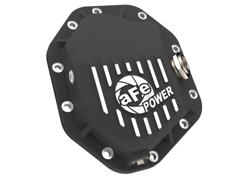 aFe — aFe 19-25 GM Trucks Front Diff Cover - Black w/ Machined Fins
Differential Cover - view 2