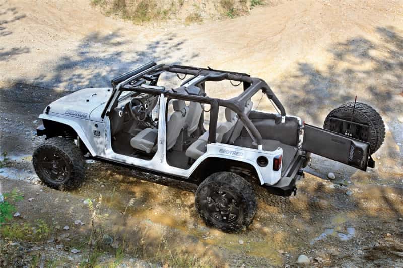 BedRug — BedRug 11-16 Jeep JK Unlimited 4Dr Rear 5pc BedTred Cargo Kit (Incl Tailgate & Tub Liner) - view 2