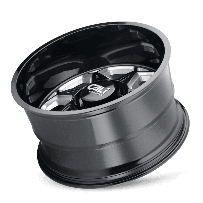Cali Off-Road — Cali Off-Road 9111 Sevenfold 20x12 / 6x135 BP / -51mm Offset / 87.1mm Hub Gloss Black Milled Wheel
9111 - view 3