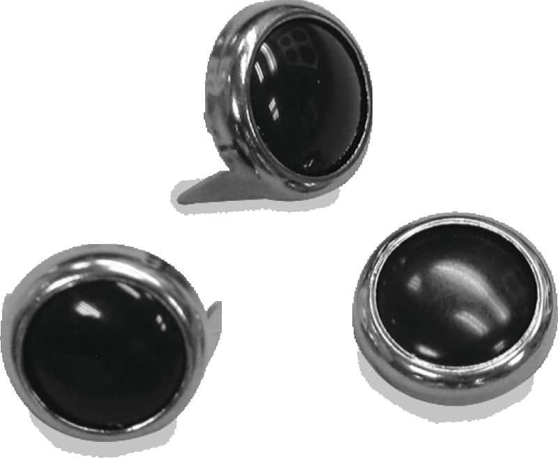 Mustang Motorcycle — Mustang Studs 12.5mm (Bag of 10) - Black - view 1