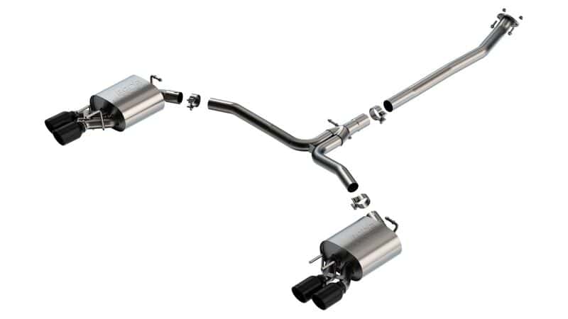 Borla — Borla 18-22 Toyota Camry XSE 2.5L i4 AT/MT FWD / 4DR S-TYPE Cat Back Exhaust (Black Chrome)
Cat-Back System - view 1