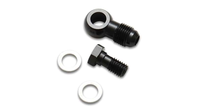 Vibrant — Vibrant -4AN Male Banjo Fitting 12mm x 1.25 Metric Aluminum + 2 Washers
-4ANML-M12x1.25Banjo
Banjo Adapter - view 1