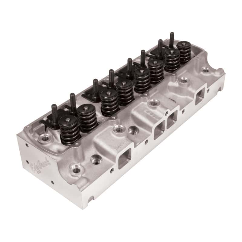 Edelbrock — Edelbrock SB Oldsmobile Performer RPM Cylinder Heads for Hydraulic Roller Cam - view 5