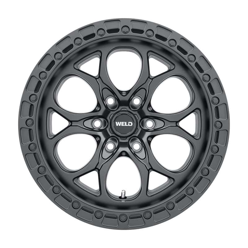 Weld — Weld Off-Road Ledge Six W108 20x9 / 6x139.7 BP / 5 In BS Satin Black Wheel - view 2