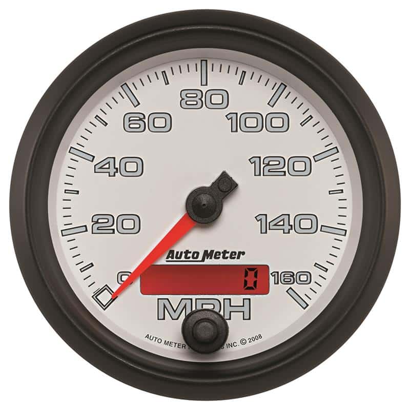 AutoMeter — Autometer Pro-Cycle Gauge Speedometer 3 3/8in 160Mph Elec. Programmable White
3.4" SPD 160 M PCPH2 - view 2