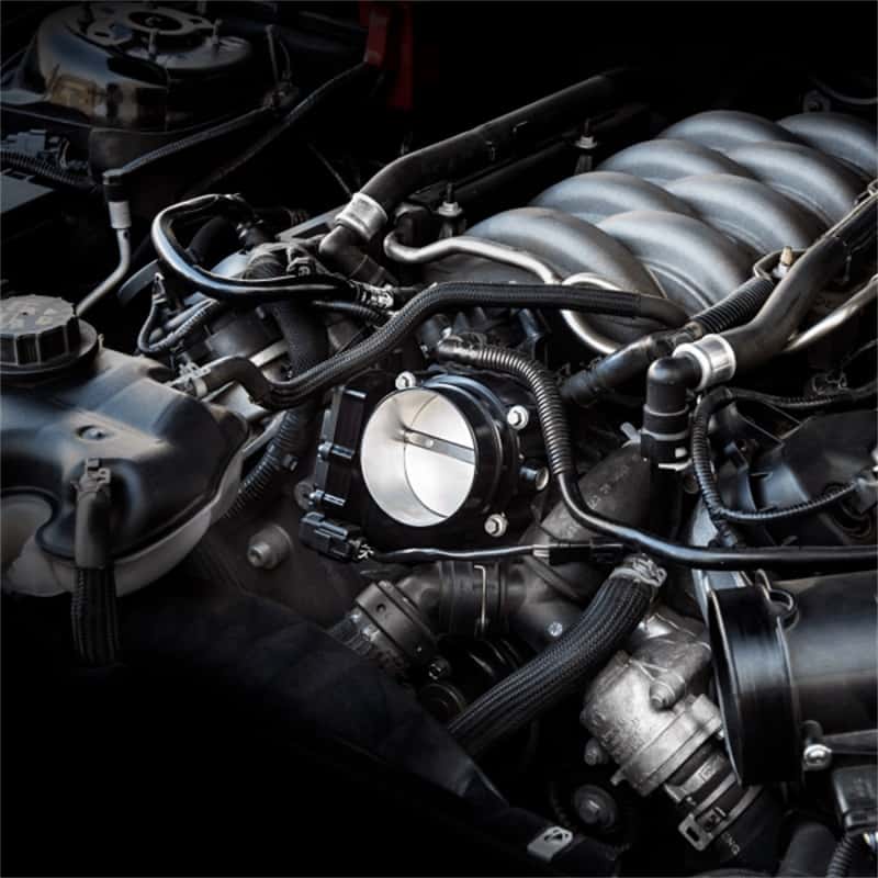 Grams Performance — Grams Performance DBW Electronic 85mm Throttle Body 15-16 Ford Mustang GT / F-Series 5.0L
TBdyAssy - view 3
