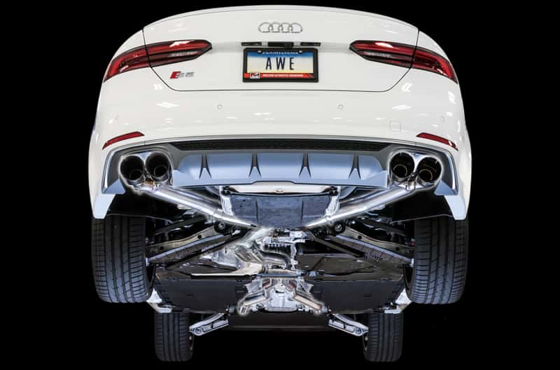 AWE Tuning — AWE Tuning Audi B9 S5 Sportback Track Edition Exhaust - Non-Resonated (Black 102mm Tips)
Track Exhaust - view 6