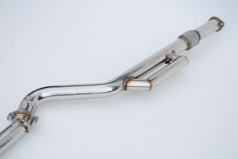 Invidia — Invidia 2022+ Subaru WRX N1 Twin Outlet Single Layer SS Tip Cat-Back Exhaust - view 1