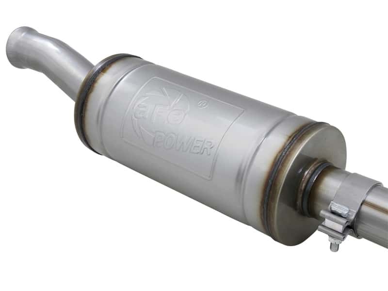 aFe — aFe Rebel Series 2.5in 409 SS Cat-Back Exhaust w/ Polished Tips 2018+ Jeep Wrangler (JL) V6 3.6L
Cat-Back Exhaust - view 3