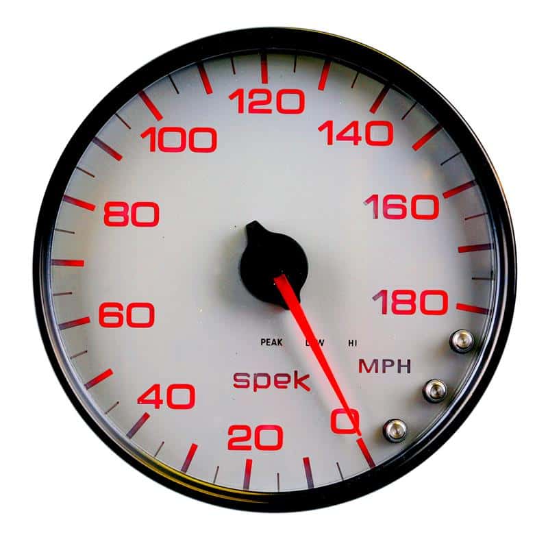 AutoMeter — Autometer Spek-Pro Gauge Speedometer 5in 180 Mph Elec. Programmable White/Black
GA 5" SPEEDO WCB SPK - view 1