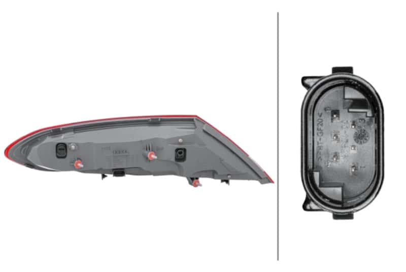 Hella — Hella 2017-2018 Mercedes-Benz C300 Right Outer Tail Light - view 1