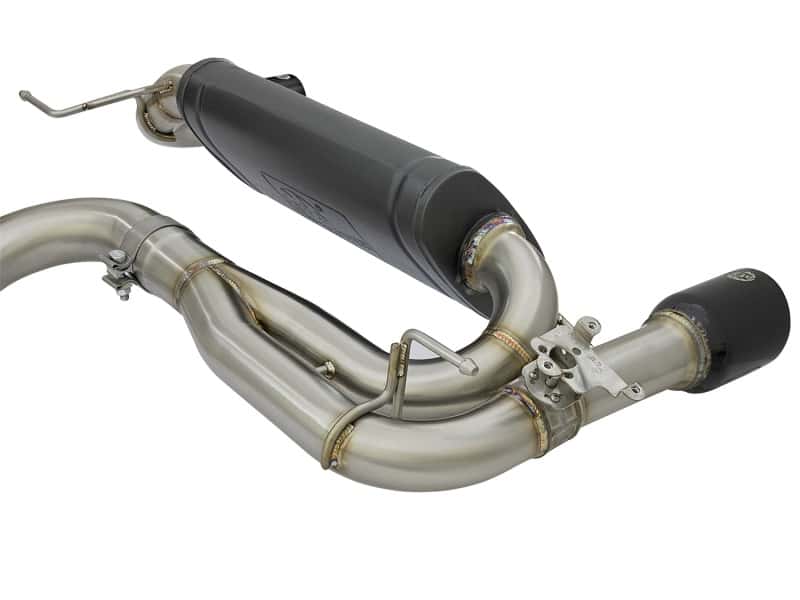 aFe — aFe MACHForce XP Exhausts Cat-Back SS 16-17 BMW 340i/iX 440i/iX (F3X) L6-3.0L (B58) w/Black Tips
Cat-Back Exhaust - view 4